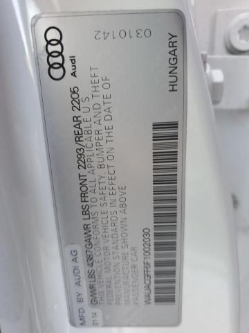 2015 AUDI A3 PREMIUM WAUACGFF6F1002030