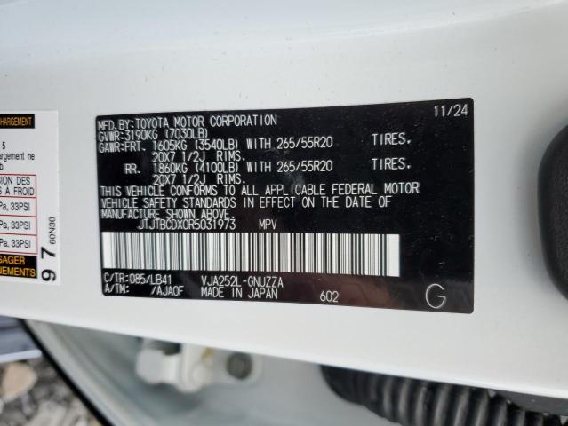 2024 LEXUS GX 550 PRE JTJTBCDX0R5031973