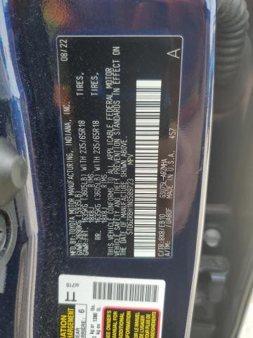 2022 TOYOTA HIGHLANDER 5TDGZRBH1NS589723