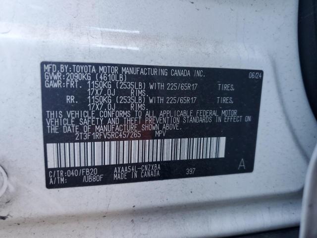 2024 TOYOTA RAV4 LE - 2T3F1RFV5RC457265