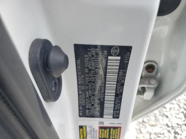 2019 TOYOTA CAMRY LE - 4T1B31HK6KU510811