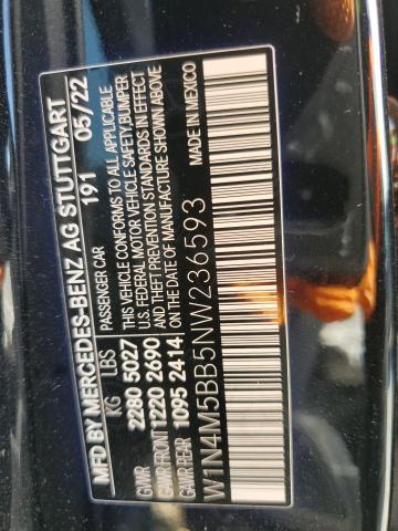 2022 MERCEDES-BENZ GLB AMG 35 W1N4M5BB5NW236593
