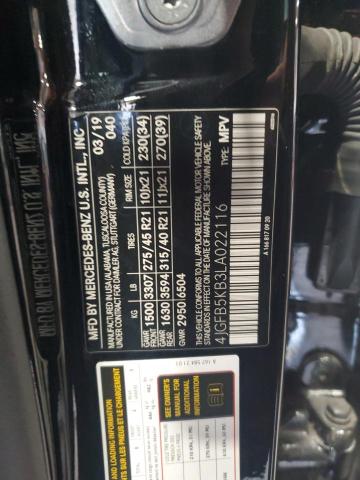 2020 MERCEDES-BENZ GLE 450 4M 4JGFB5KB3LA022116