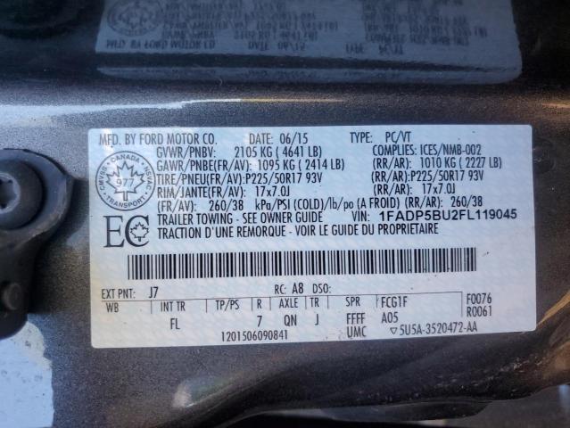 2015 FORD C-MAX SEL 1FADP5BU2FL119045
