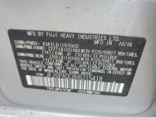 2017 SUBARU CROSSTREK JF2GPADC8H8215418