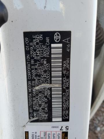 2010 TOYOTA CAMRY BASE - JTNBF3EK6A3001233