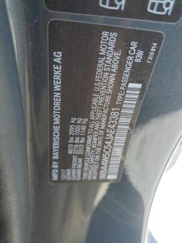 2018 BMW 430XI WBA4W5C54JAE43381