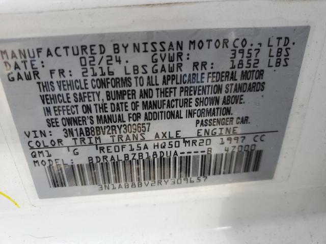 2024 NISSAN SENTRA S - 3N1AB8BV2RY309657