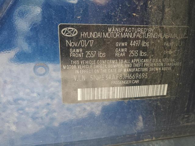 2018 HYUNDAI SONATA SPO - 5NPE34AF8JH669693