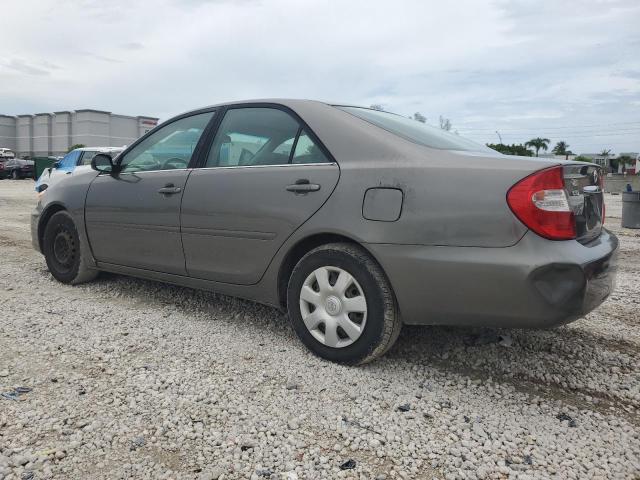 TOYOTA CAMRY LE 2004 gray sedan 4d gas 4T1BE32K04U839912 photo #3
