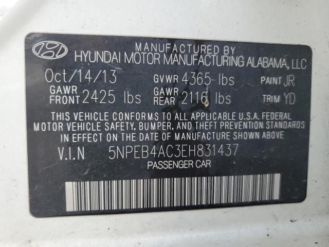 2014 HYUNDAI SONATA GLS - 5NPEB4AC3EH831437