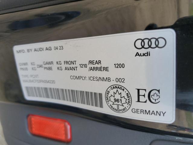 2023 AUDI S5 PRESTIG WAUB4CF53PA054220
