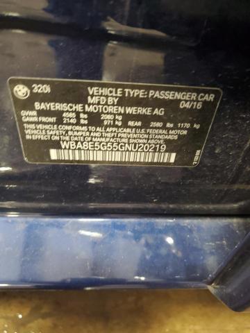 2016 BMW 320 XI WBA8E5G55GNU20219