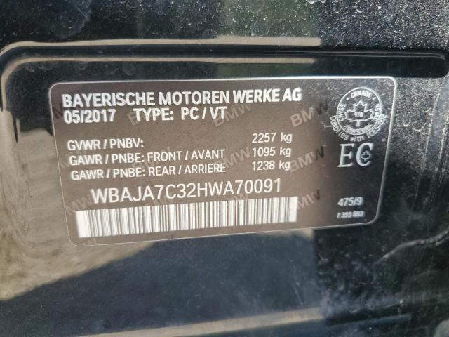 2017 BMW 530 XI WBAJA7C32HWA70091