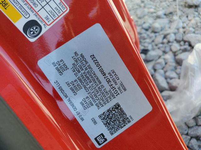 2024 CHEVROLET CAMARO LT1 1G1FF3D74R0102232