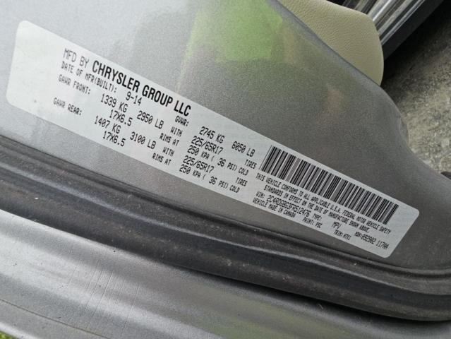 2015 DODGE GRAND CARA 2C4RDGBG3FR512476
