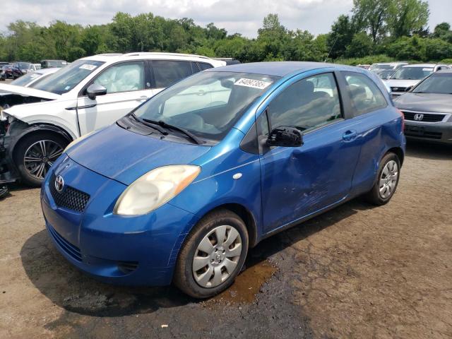 TOYOTA YARIS 2007 blue  gas JTDJT923875100013 photo #1