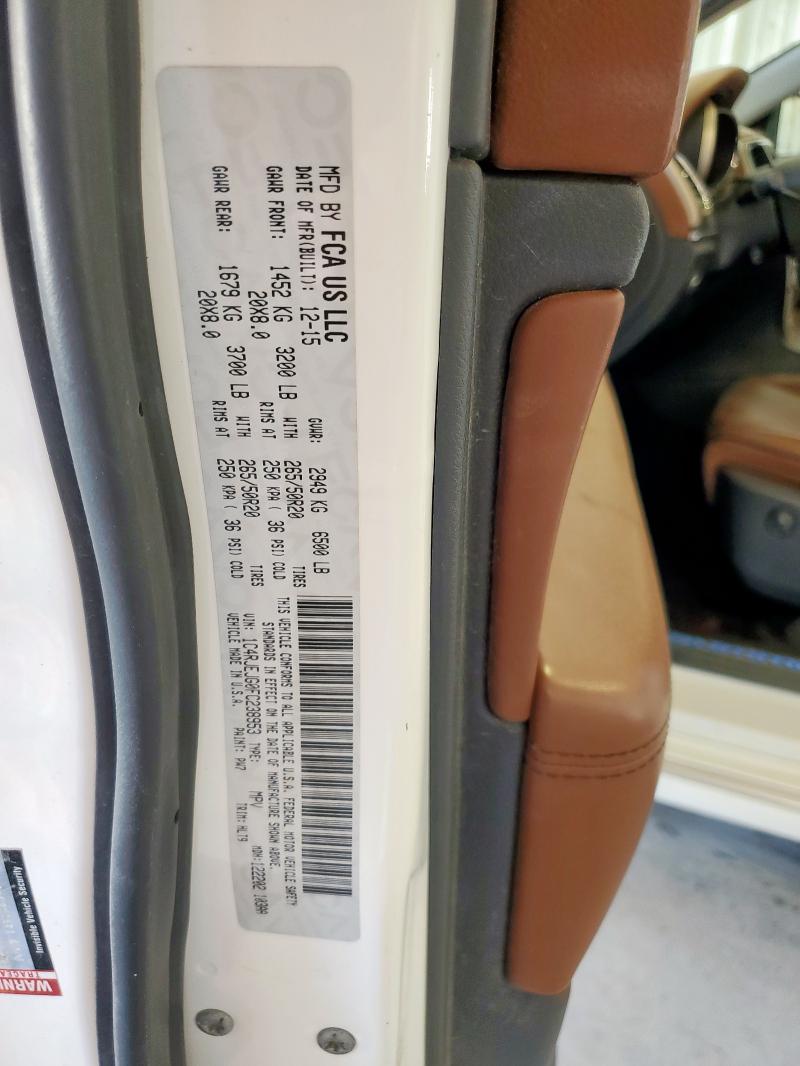 2015 JEEP GRAND CHER 1C4RJEJG0FC238953