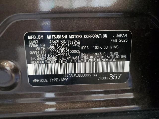 2025 MITSUBISHI OUTLANDER JA4ARUAU8SU005133