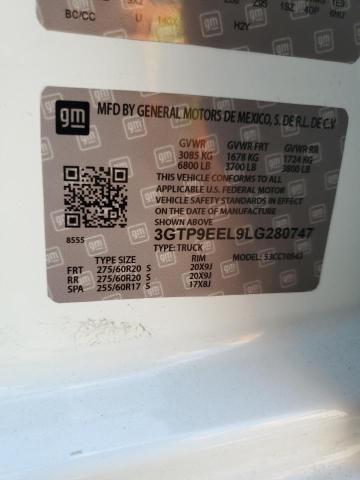 2020 GMC SIERRA K1500 AT4 #3292449680