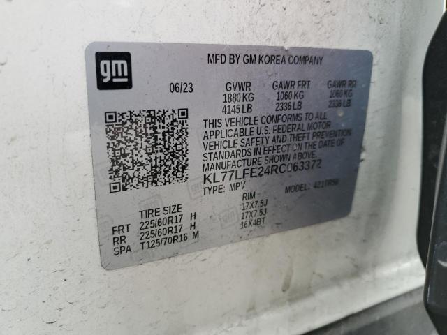 2024 CHEVROLET TRAX LS KL77LFE24RC063372