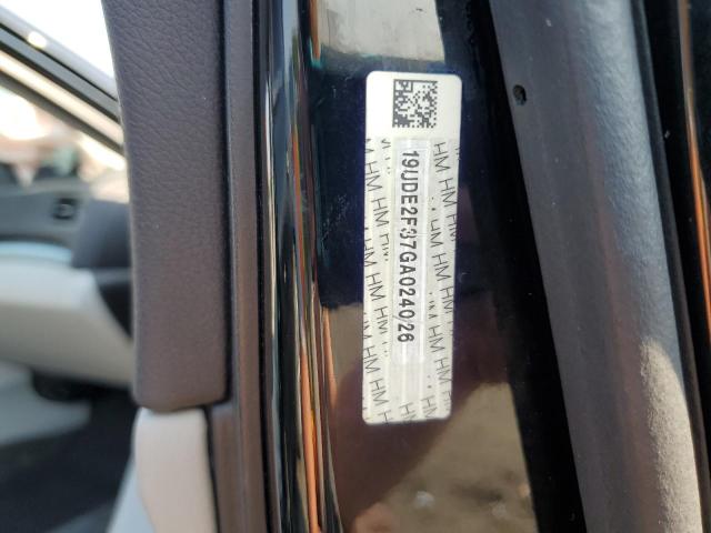 2016 ACURA ILX BASE W 19UDE2F37GA024026