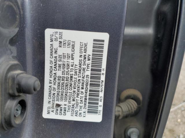 2016 HONDA CR-V SE 2HKRM4H49GH665129
