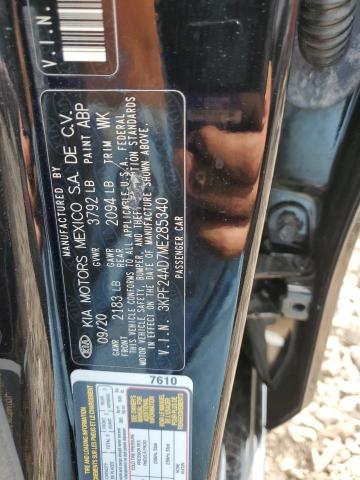 2021 KIA FORTE FE 3KPF24AD7ME285340