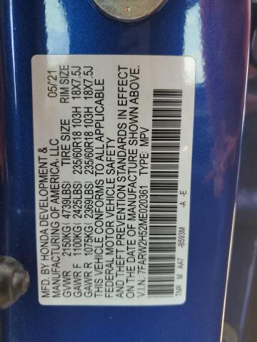 2021 HONDA CR-V EX 7FARW2H52ME020361