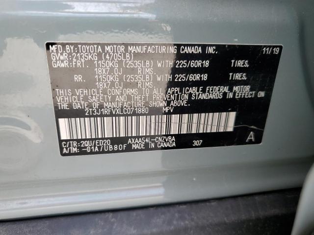 2020 TOYOTA RAV4 ADVENTURE 2T3J1RFVXLC071880