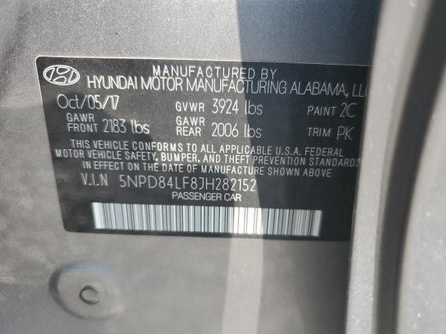 2018 HYUNDAI ELANTRA SE - 5NPD84LF8JH282152