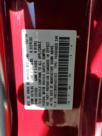 2015 HONDA ACCORD EXL 1HGCT2B88FA001923