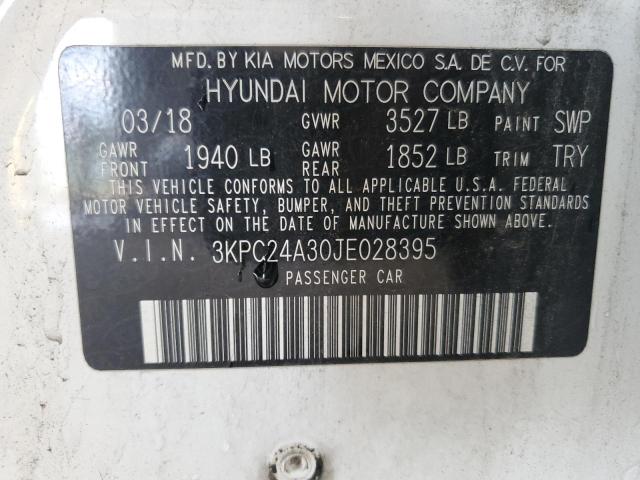 2018 HYUNDAI ACCENT SE 3KPC24A30JE028395