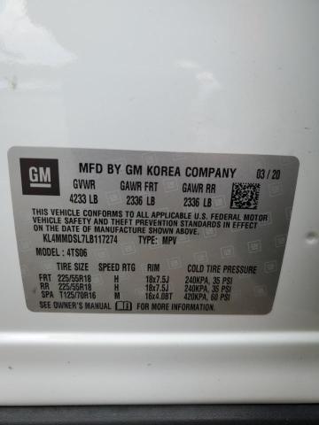 2020 BUICK ENCORE GX KL4MMDSL7LB117274
