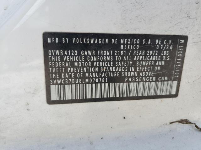 2020 VOLKSWAGEN JETTA S 3VWCB7BU8LM070781