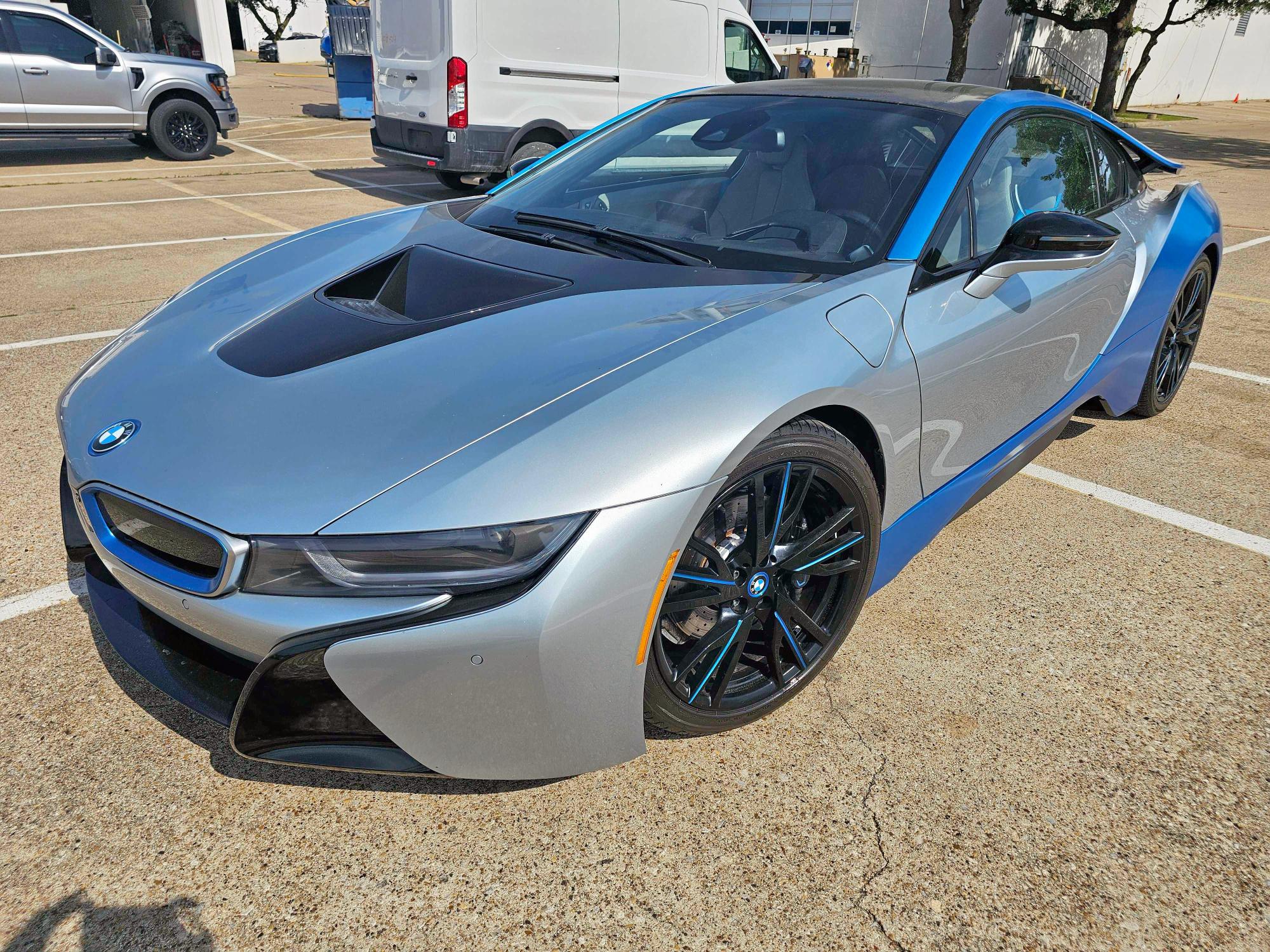 BMW I8 2014 two tone coupe hybrid engine WBY2Z2C51EVX64711 photo #3