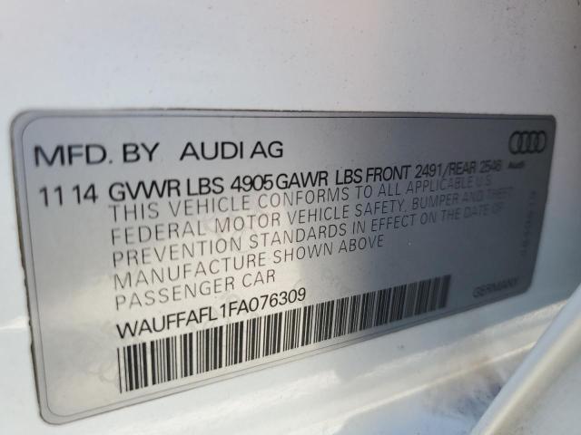 2015 AUDI A4 PREMIUM - WAUFFAFL1FA076309