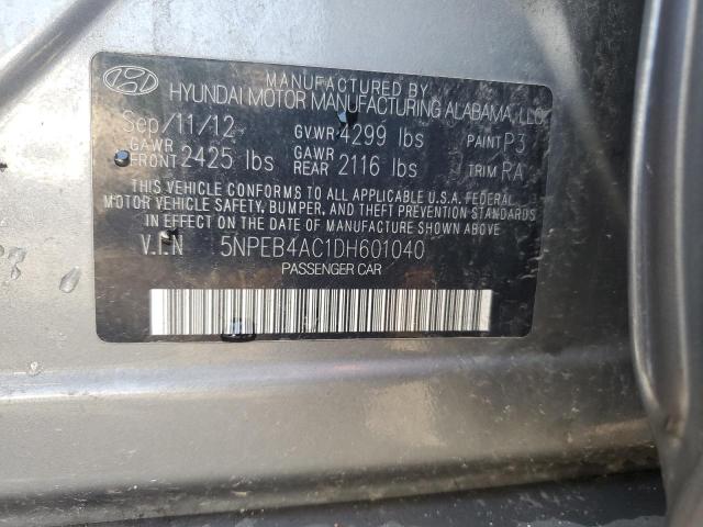 2013 HYUNDAI SONATA GLS - 5NPEB4AC1DH601040