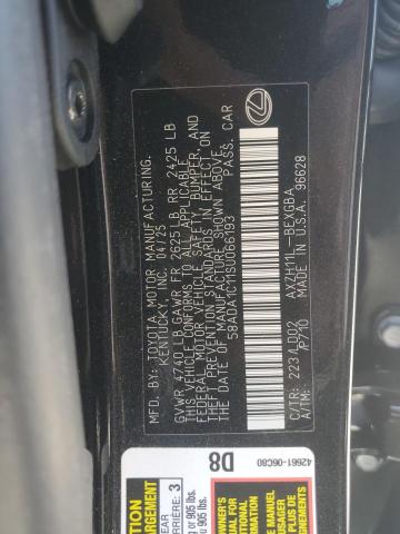 2025 LEXUS ES 300H BA 58ADA1C11SU066193