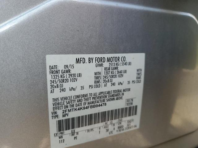 2015 FORD EDGE TITAN - 2FMTK4K94FBB94478