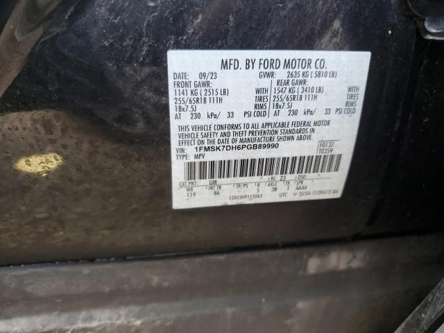 2023 FORD EXPLORER X - 1FMSK7DH6PGB89990