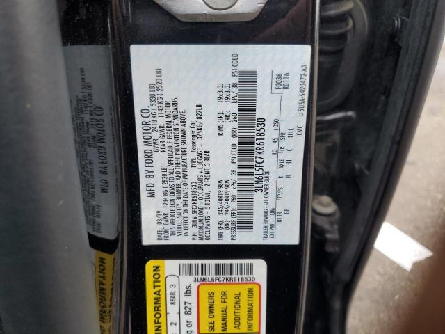 2019 LINCOLN MKZ RESERV 3LN6L5FC7KR618530