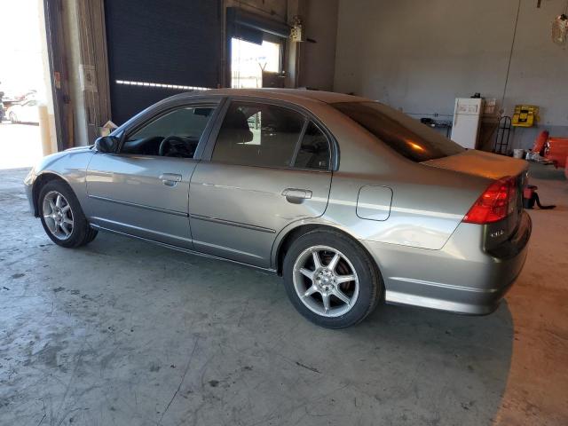 HONDA CIVIC LX 2004 gray sedan 4d gas 2HGES16534H611894 photo #3