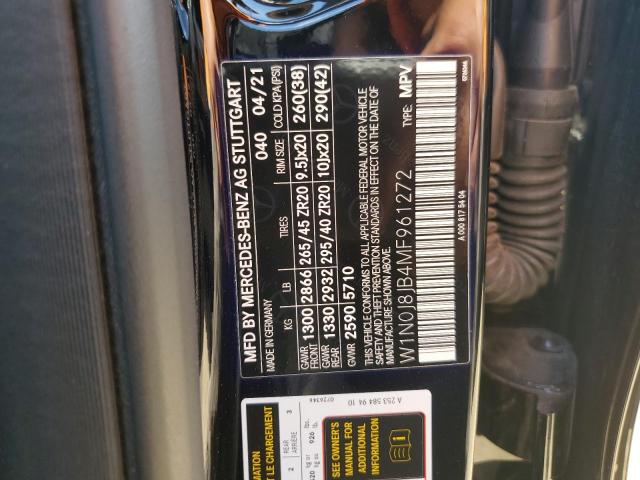 2021 MERCEDES-BENZ GLC COUPE W1N0J8JB4MF961272