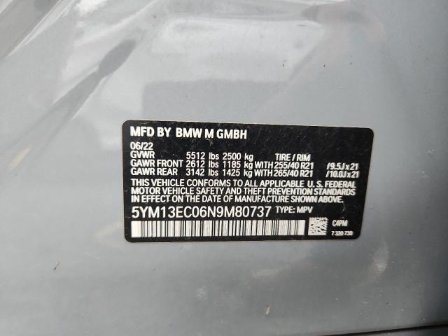 2022 BMW X3 M 5YM13EC06N9M80737