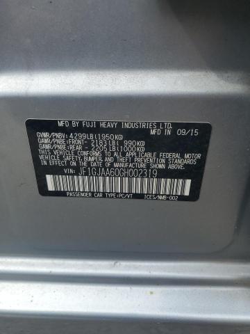 2016 SUBARU IMPREZA JF1GJAA60GH002319