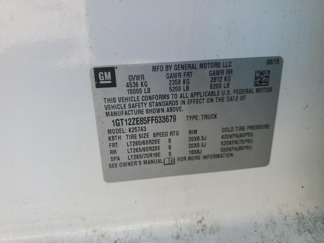 2015 GMC SIERRA K25 - 1GT12ZE85FF633679