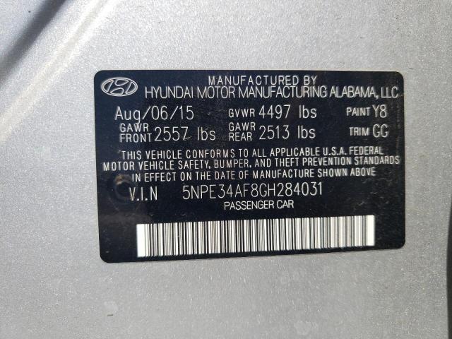 2016 HYUNDAI SONATA SPO - 5NPE34AF8GH284031