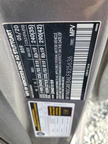 2020 MERCEDES-BENZ GLC 300 4M W1N0G8EB6LF825636