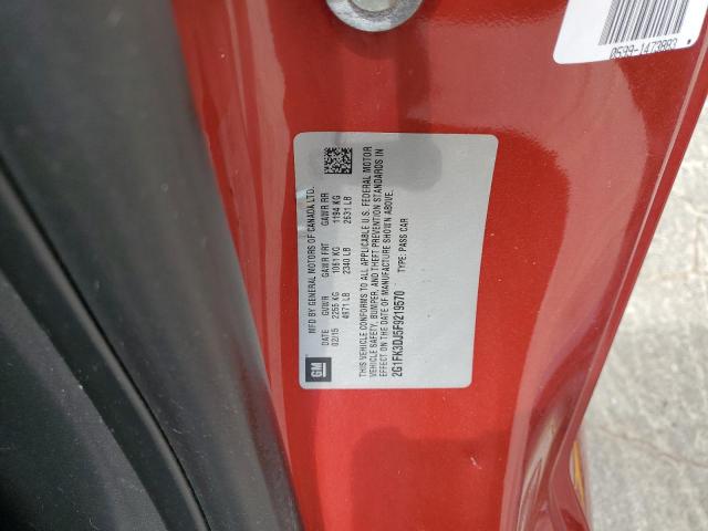 2015 CHEVROLET CAMARO 2SS 2G1FK3DJ5F9219570